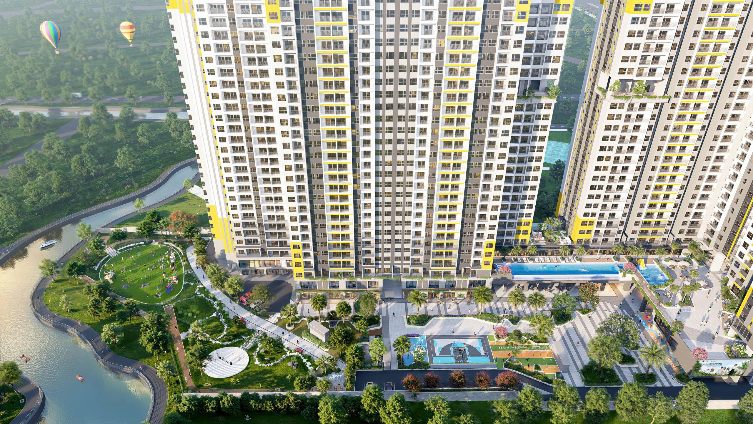Tiện ích nội khu Bcons NewSky
