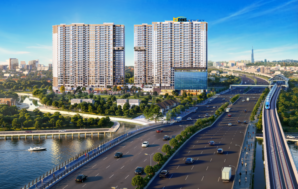 Phối cảnh dự án Bcons NewSky mới nhất